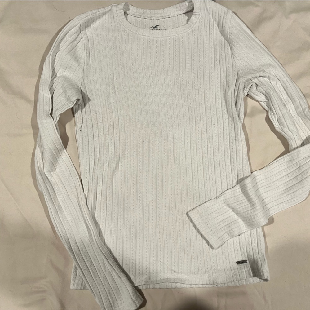 Hollister Ribbed Long Sleeve top